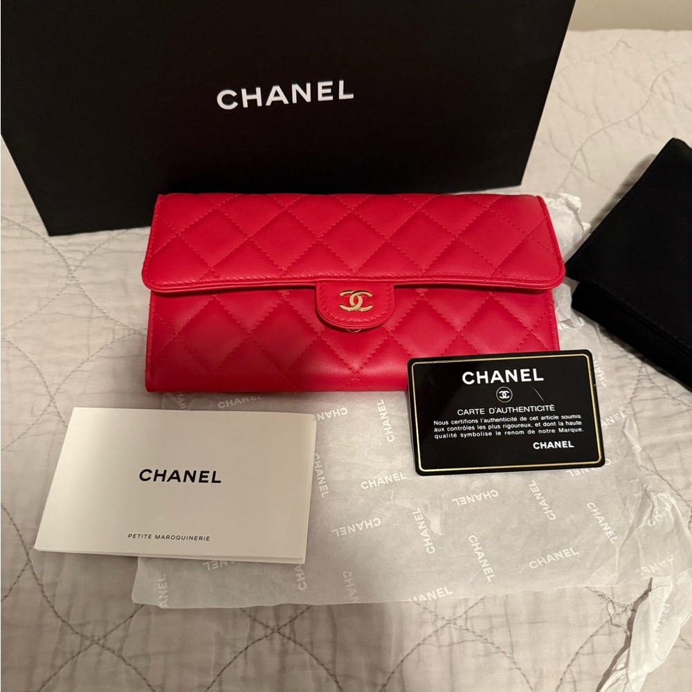 Authentic Chanel wallet circa 2016.